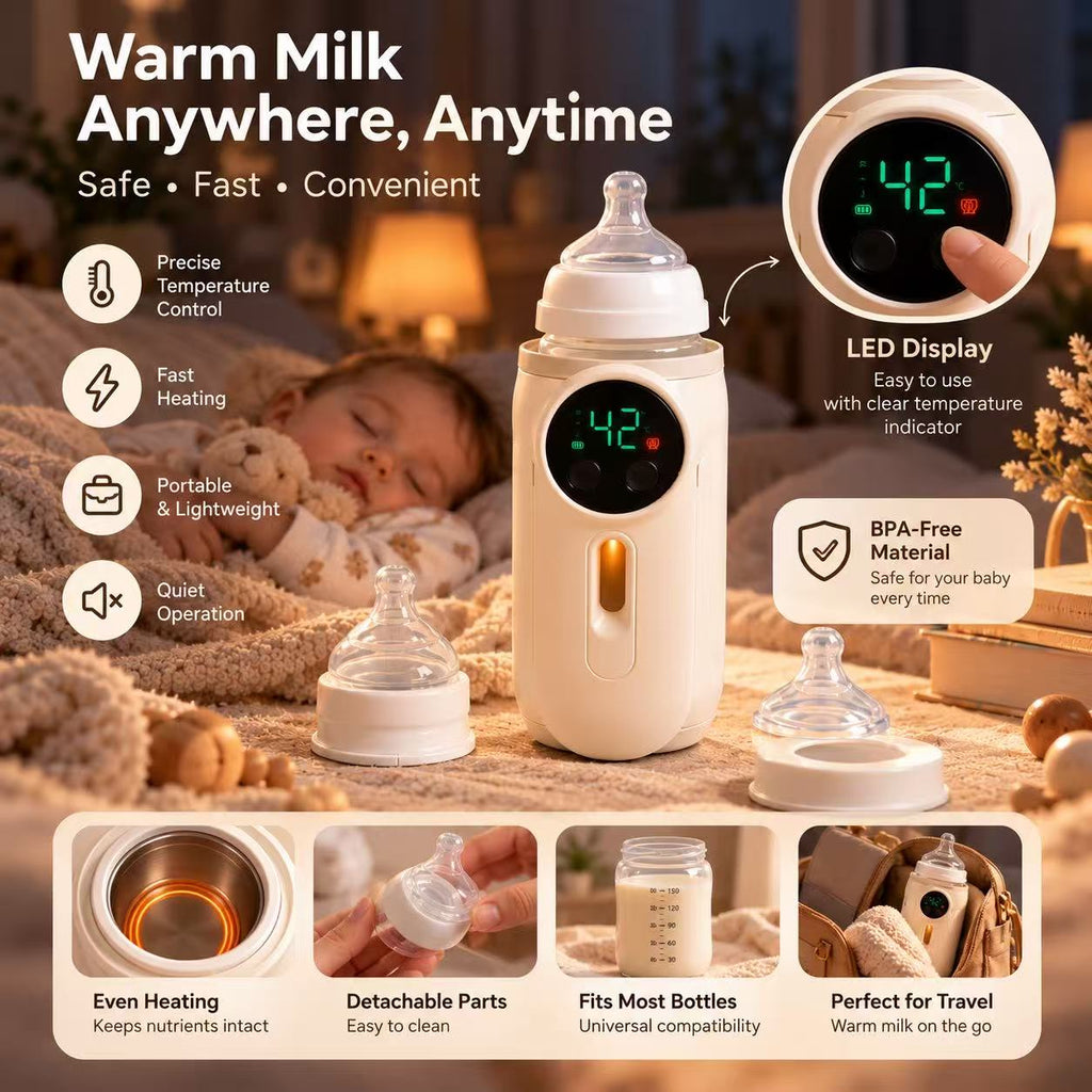 Intelligenter Babyflaschenwärmer – schnelles, gleichmäßiges Erwärmen (aktualisierte Version)