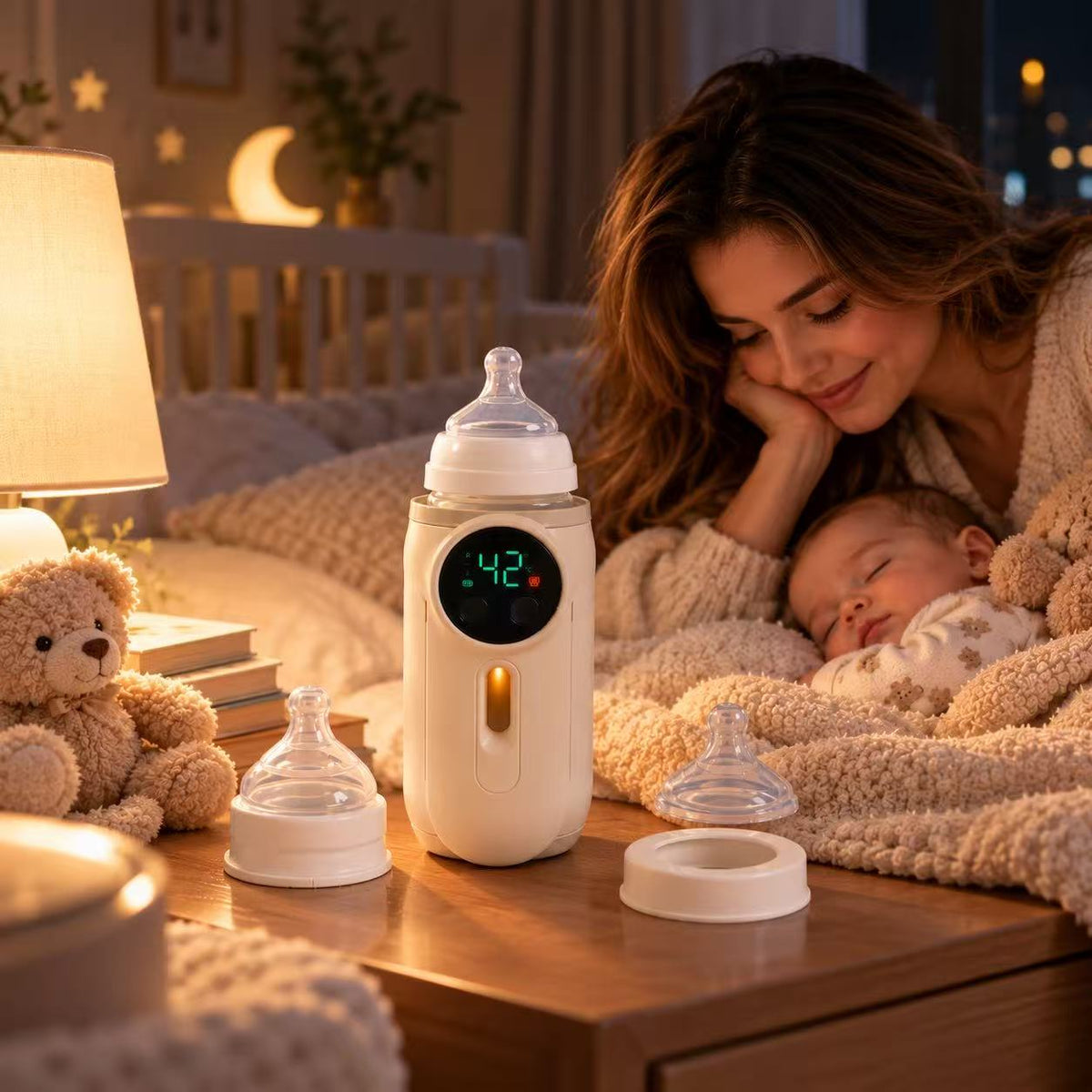 Intelligenter Babyflaschenwärmer – schnelles, gleichmäßiges Erwärmen (aktualisierte Version)