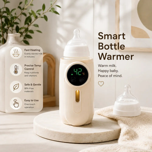 Smart Baby Bottle Warmer – Fast, Even Heating